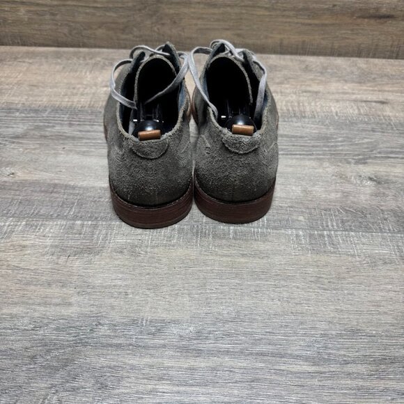 Cole Haan Feathercraft Grand Blucher Brown Suede Oxford Men's Size 10 - Picture 3 of 7